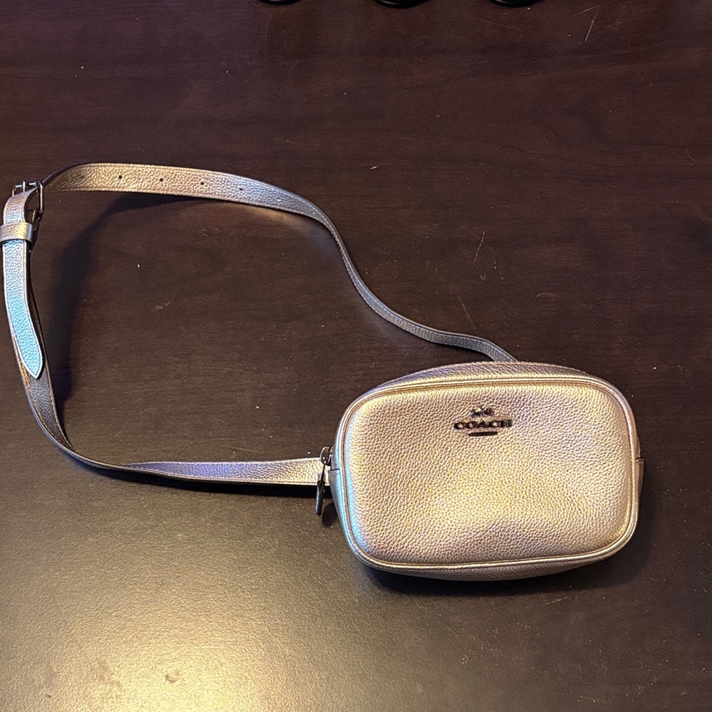 Coach Silver Crossbody Bag